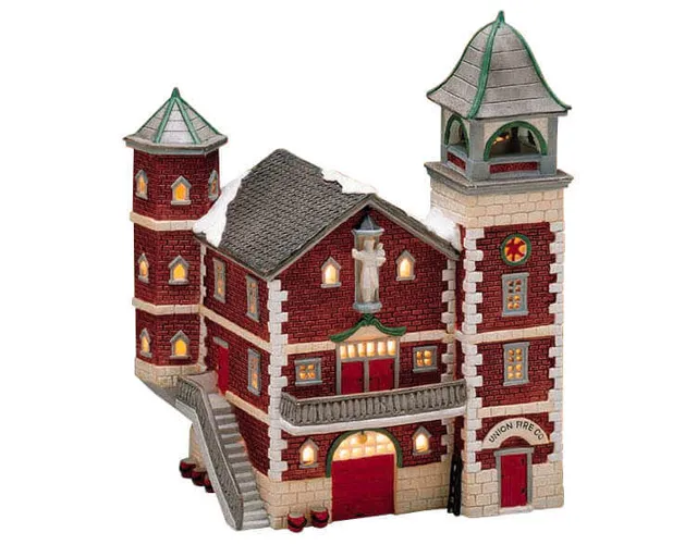 lemax-union-fire-co-feuerwehrhaus-weihnachtsdorf image 1
