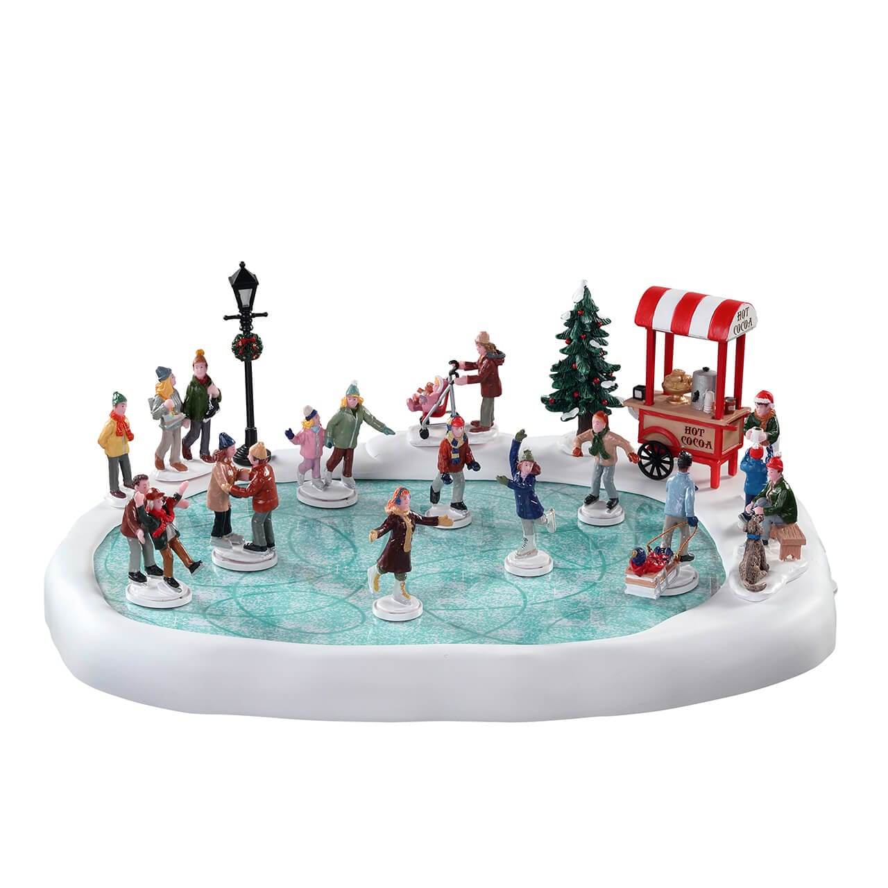 lemax-village-skating-pond-mit-sound-18-teiliges-set image 1