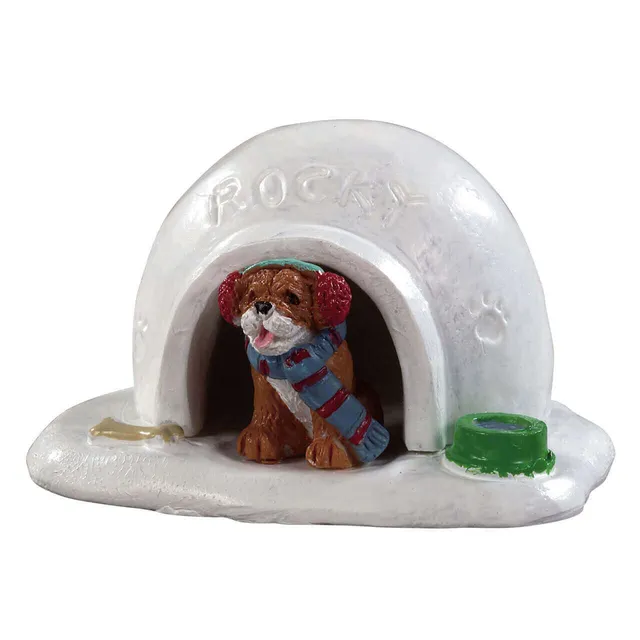 lemax-igloo-doghouse-miniatur-hundeh-tte-iglu-vail-village image 1