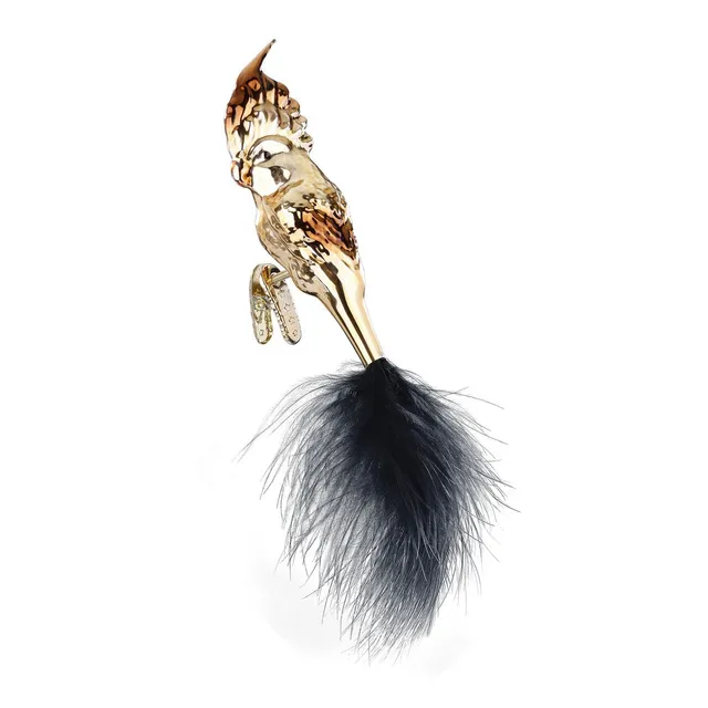 inge-glas-luxusvogel-christbaumvogel-12-cm-gold image 1