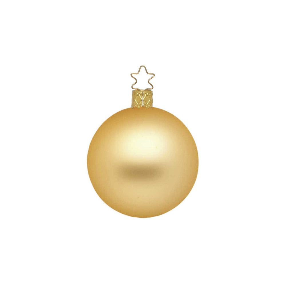 inge-glas-kugeln-inkagold-matt-christbaumkugel-10-cm image 2
