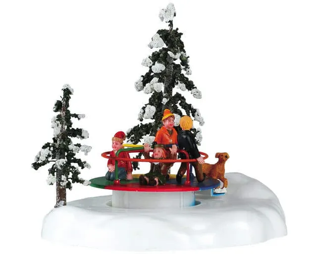 lemax-around-we-go-weihnachtsdorf-karussell-fahrgesch-ft image 1