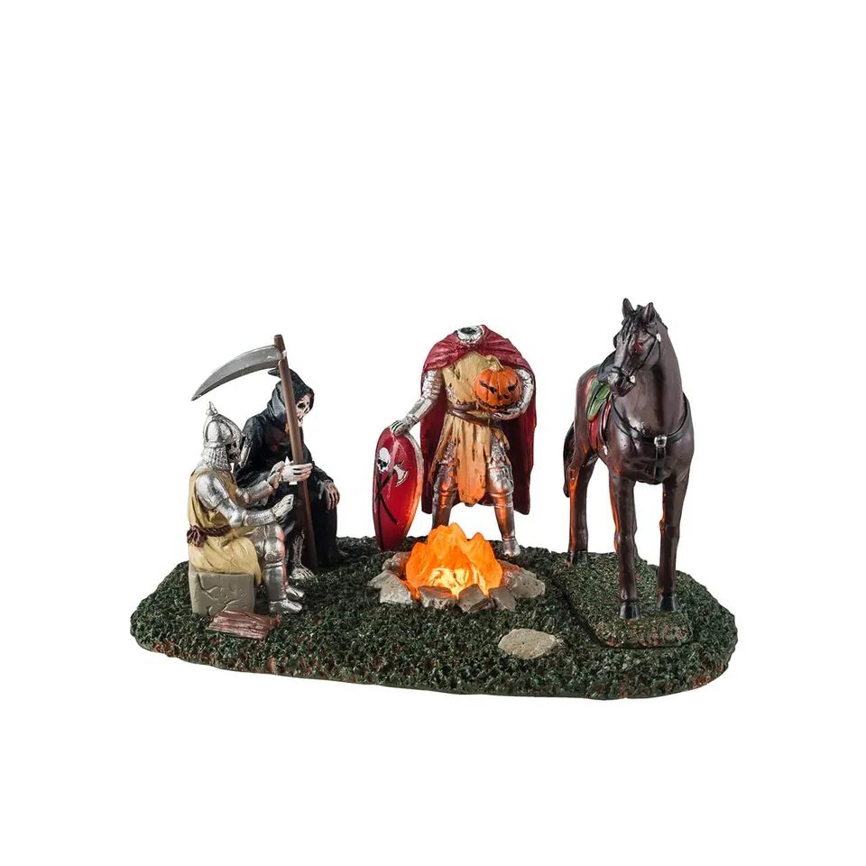 lemax-cursed-campfire-beleuchtete-miniaturszene-spooky-town image 1