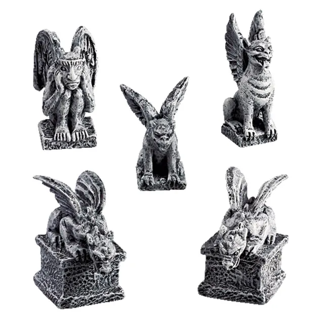 lemax-gargoyles-set-of-5-spooky-town-figuren image 1