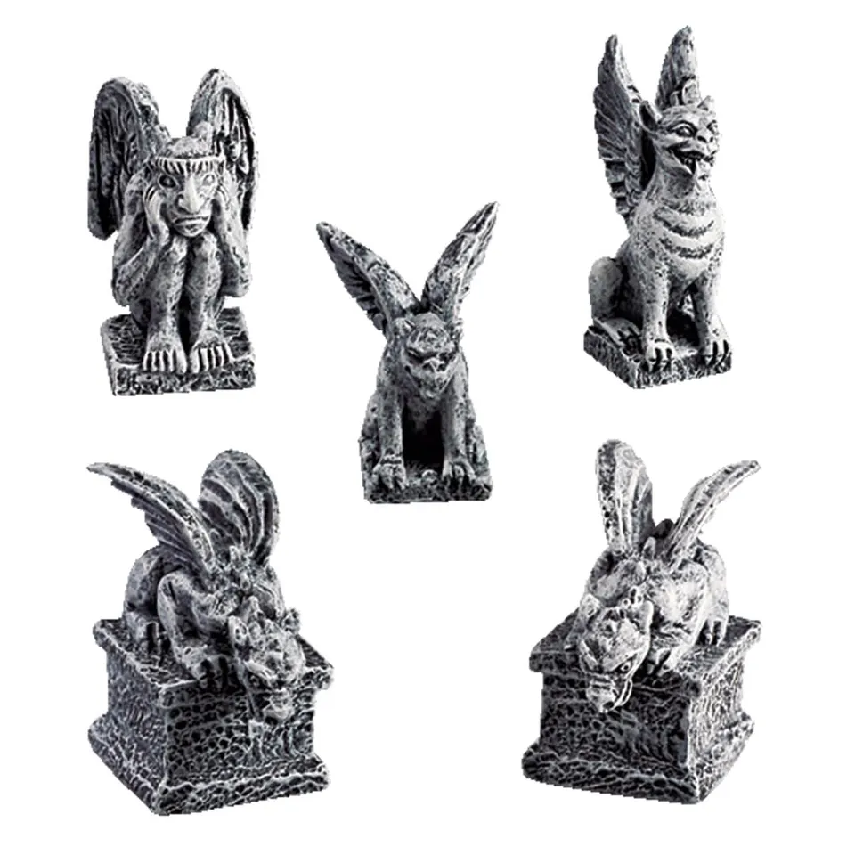 lemax-gargoyles-set-of-5-spooky-town-figuren image 1
