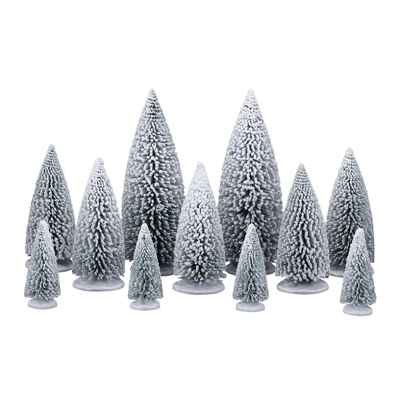 lemax-white-pine-trees-verschneite-miniatur-tannen image 1