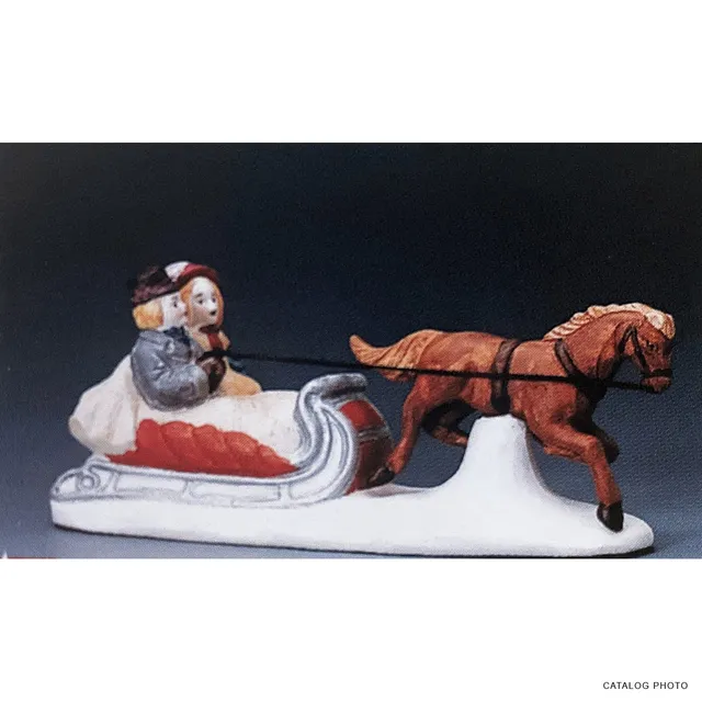 lemax-horse-and-sleigh-weihnachts-figurenset image 1