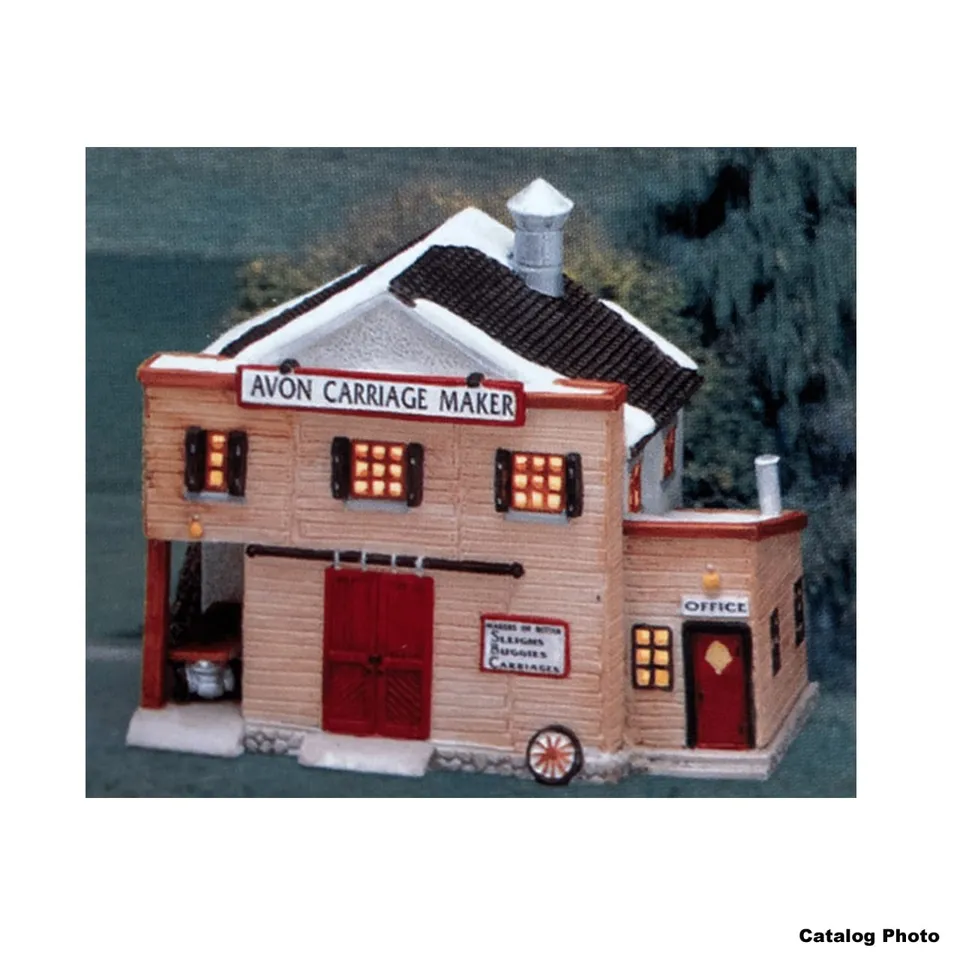 lemax-avon-carriage-maker-miniaturhaus-f-r-weihnachtsdorf image 1