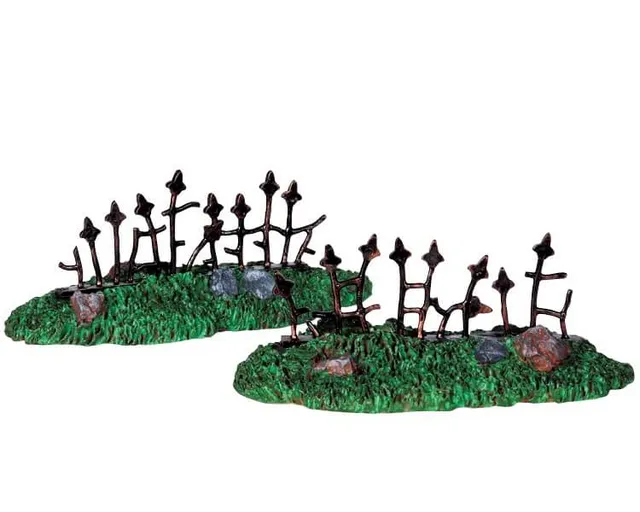 lemax-rusty-old-fence-miniatur-zaun image 1