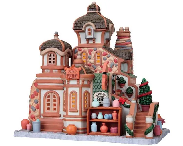 lemax-polson-s-pottery-weihnachtsdorf-geb-ude image 1