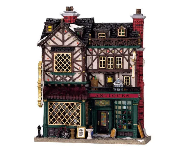 lemax-ashton-antiques-house-fassade-miniaturhaus image 1