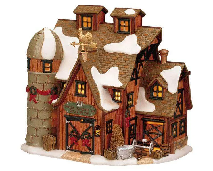 lemax-miller-s-barn-beleuchtete-miniatur-scheune image 1