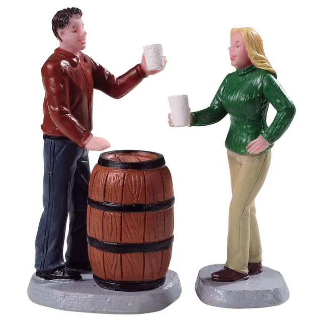 lemax-cheers-figuren-set-prost-szene image 1