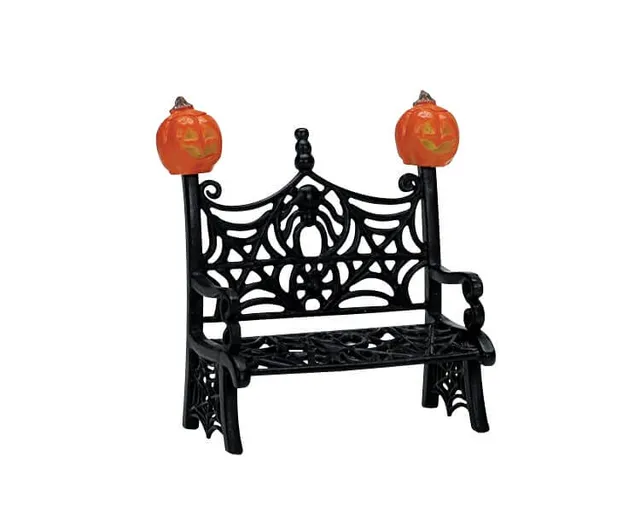 lemax-spiderweb-bench-spooky-town-miniatur-zubeh-r image 1