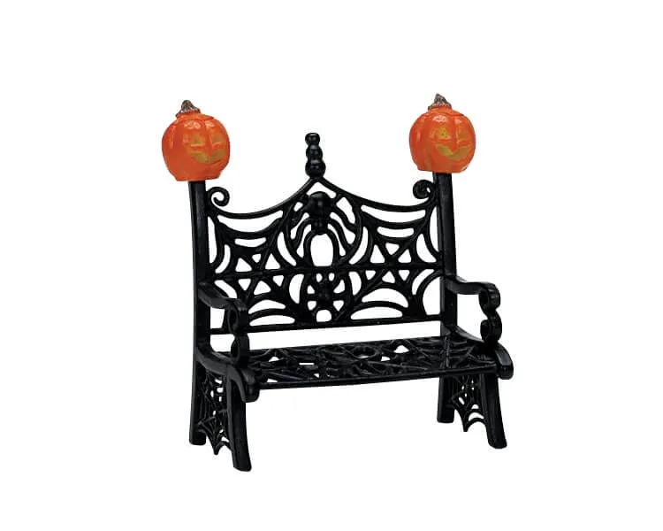 lemax-spiderweb-bench-spooky-town-miniatur-zubeh-r image 1