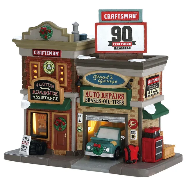 lemax-floyd-s-garage-miniatur-geb-ude image 1