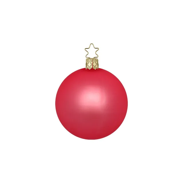 inge-glas-kugel-pfingstrose-matt-10-cm-christbaumkugel image 1