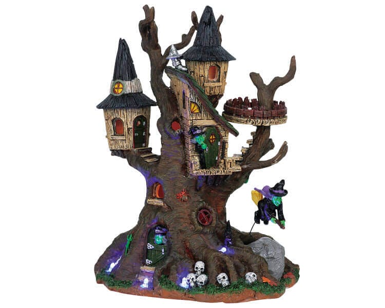 lemax-witches-perch-spooky-town-haus image 1