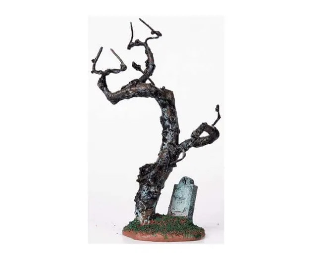 lemax-cemetery-tree-medium-baum-spooky-town image 1