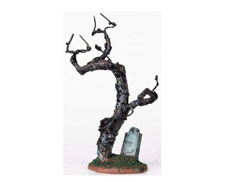 lemax-cemetery-tree-medium-baum-spooky-town image 1
