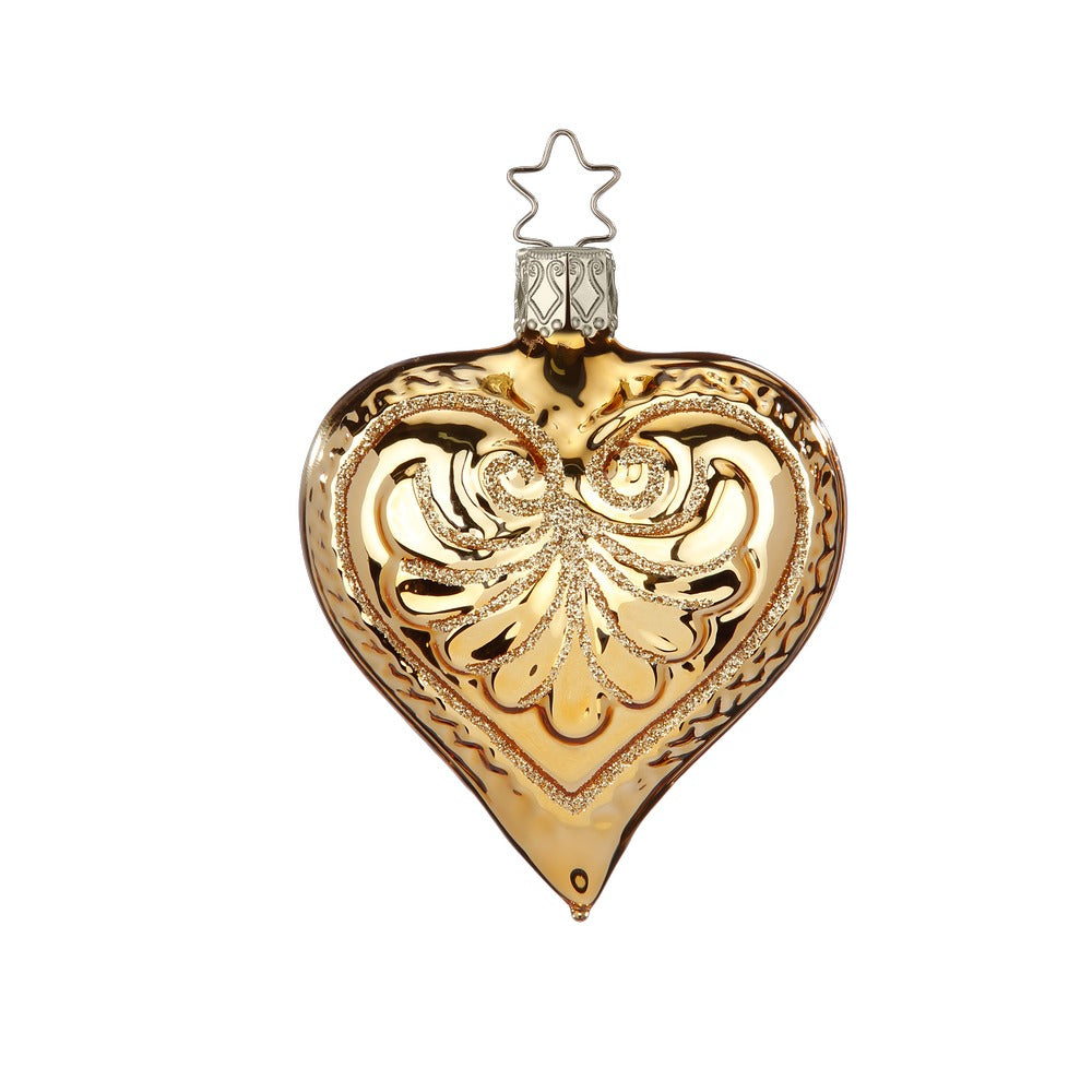 inge-glas-herzlichkeit-herz-christbaumkugel-gold-8-cm image 1