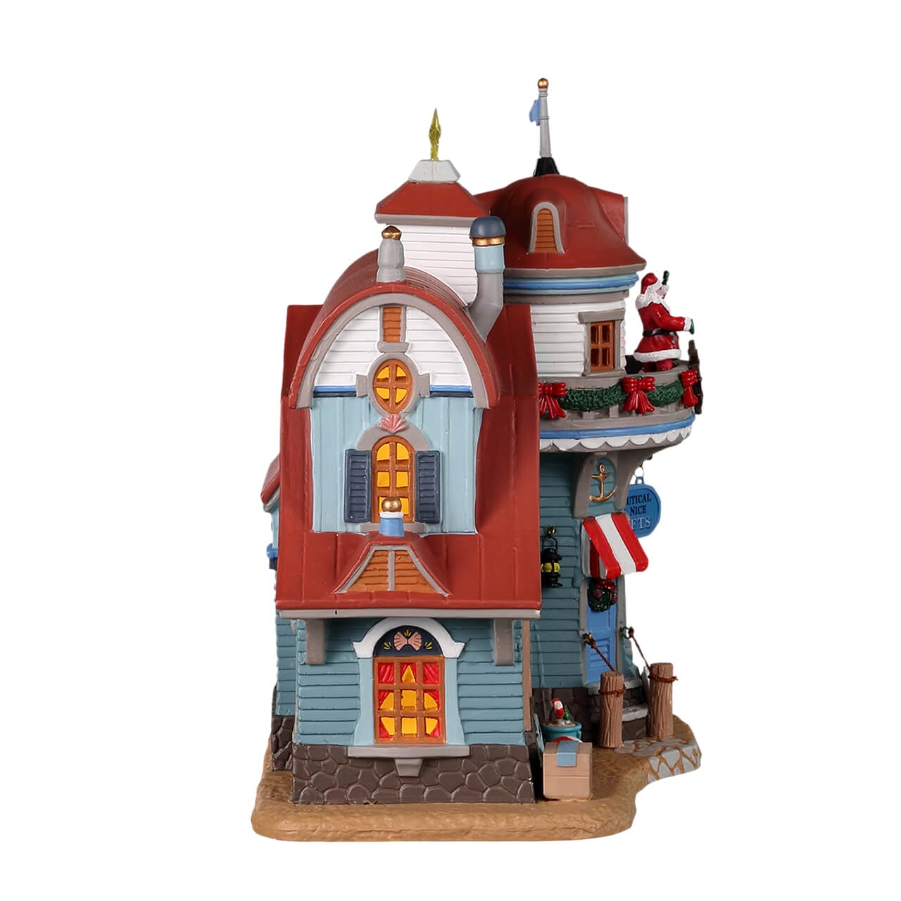 lemax-seaside-santa-christmas-shoppe-plymouth-corners-haus image 2
