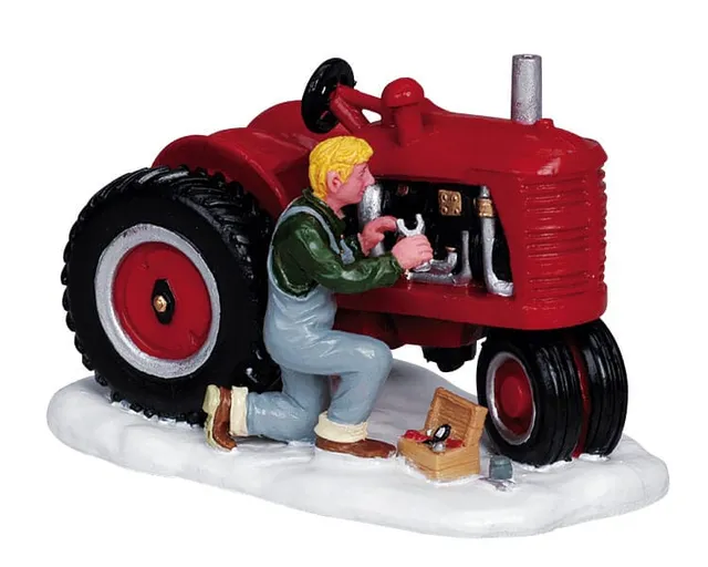lemax-tractor-repair-weihnachtsdorf-figur image 1