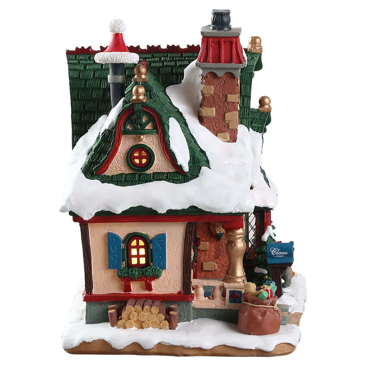 lemax-the-claus-cottage-beleuchtetes-weihnachtshaus image 3