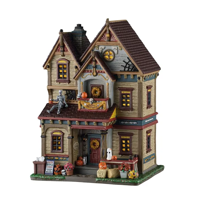 lemax-halloween-at-the-wilsons-spooky-town-miniaturhaus image 1