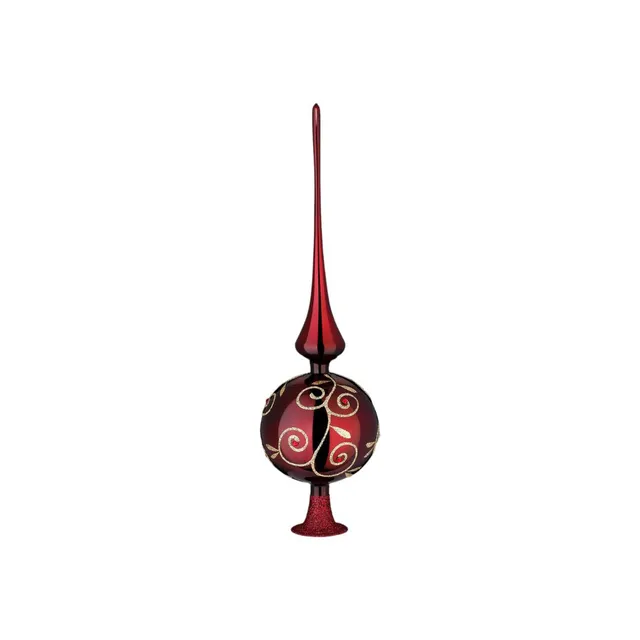 inge-glas-strahlende-leidenschaft-christbaumspitze-10-x-36-cm image 1