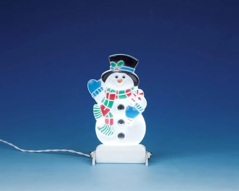 lemax-yard-light-snowman-miniatur-gartenlaterne image 1