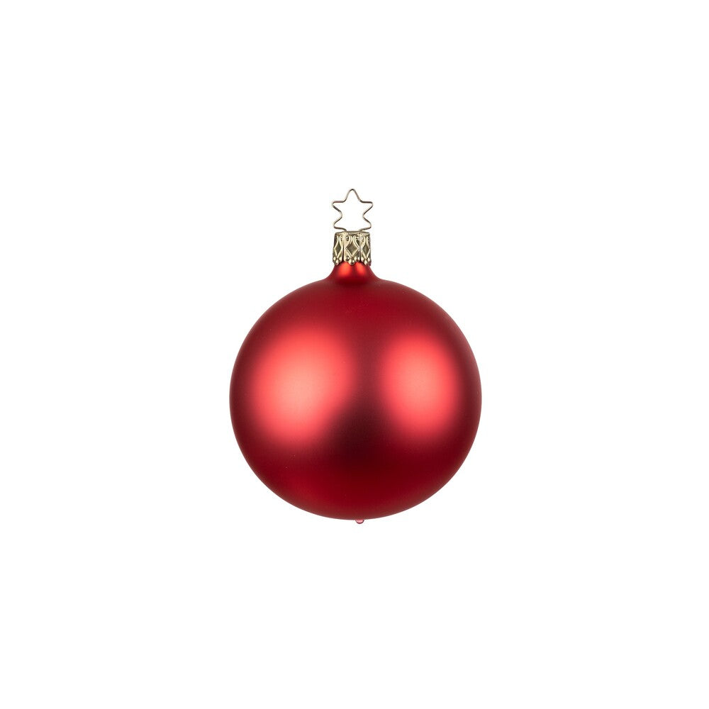 inge-glas-kugeln-korallenrot-matt-christbaumkugel-8-cm image 2