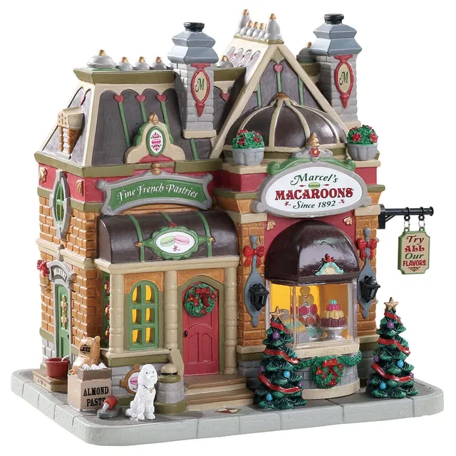 lemax-marcels-macaroons-miniatur-shop-f-r-weihnachtsdorf image 1