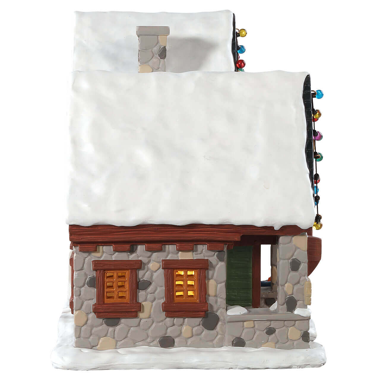 lemax-backwoods-snowshoe-rental-shop-beleuchtetes-miniatur-dorfhaus image 3