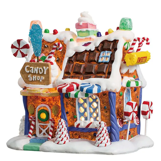 lemax-the-candy-shop-beleuchtetes-haus-sugar-n-spice image 1