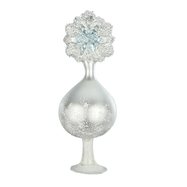 inge-glas-schneeflocke-8-x-22-5-cm-wei-manufaktur-christbaumschmuck image 1