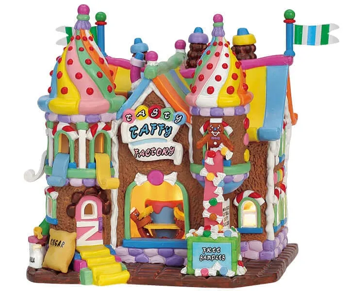 lemax-tasty-taffy-factory-beleuchtetes-miniaturhaus-sugar-n-spice image 1