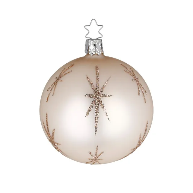inge-glas-sternentanz-christbaumkugel-8-cm-creme-beige image 1
