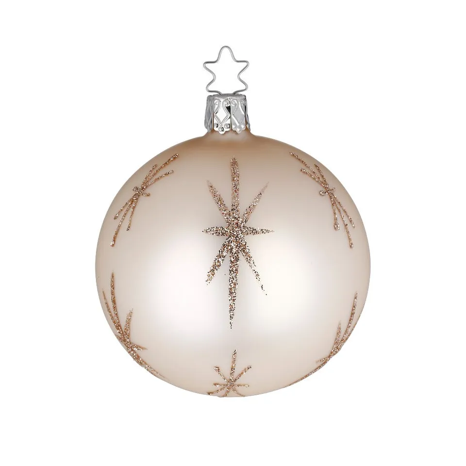 inge-glas-sternentanz-christbaumkugel-8-cm-creme-beige image 1