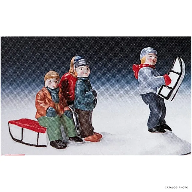 lemax-sledding-party-holidays-miniatur-szene image 1