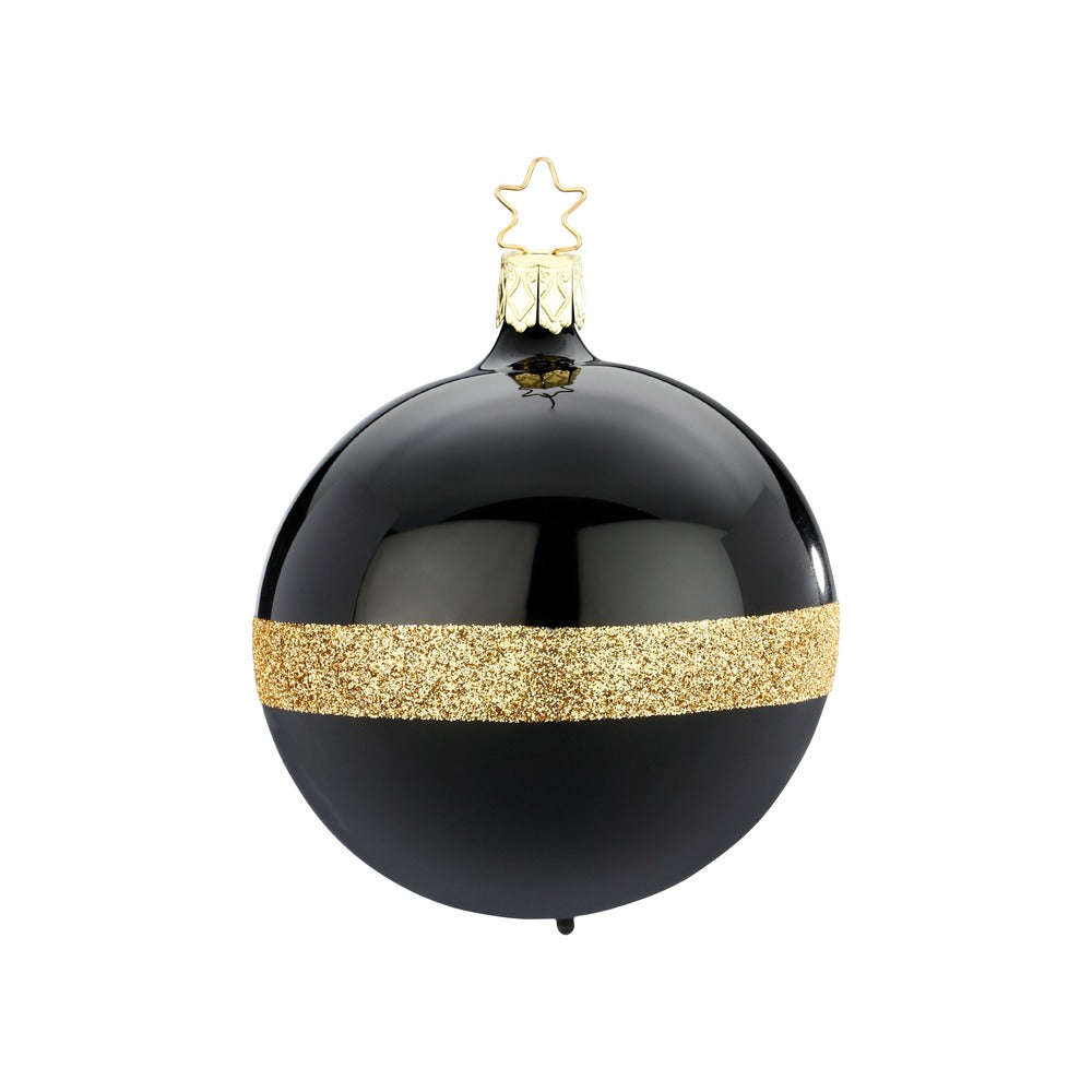 inge-glas-horizont-8-cm-christbaumkugel-schwarz-glas image 1