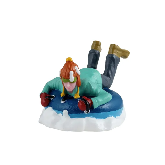 lemax-snow-blind-winterfigur-junge-am-hang image 1