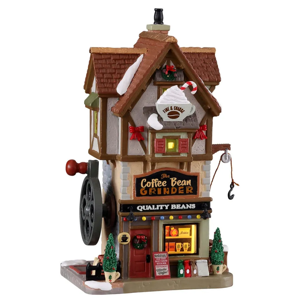 lemax-the-coffee-bean-grinder-caddington-miniaturhaus image 1