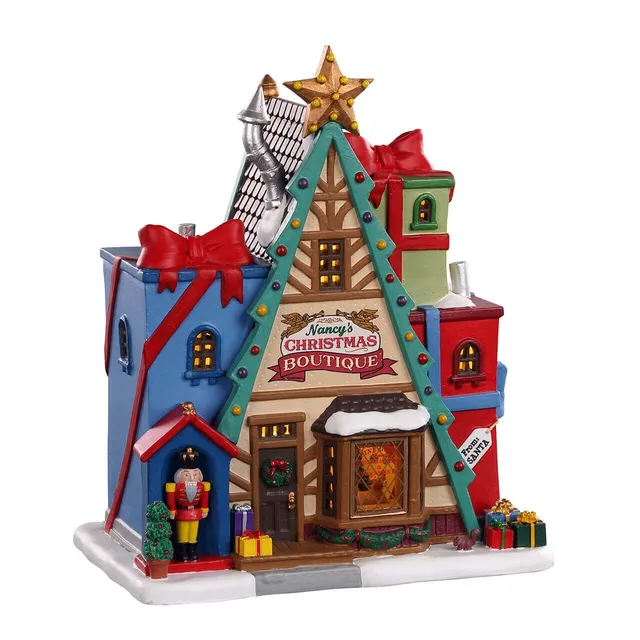 lemax-nancy-s-christmas-boutique-beleuchtetes-haus-caddington image 1