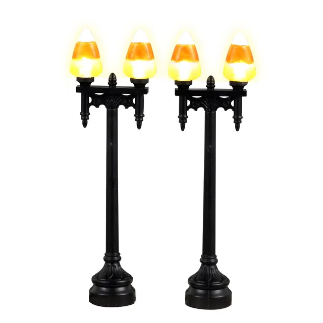 lemax-candy-corn-street-light-spooky-town-stra-enlaterne image 1