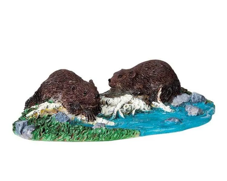 lemax-building-beavers-miniatur-figurenset image 1