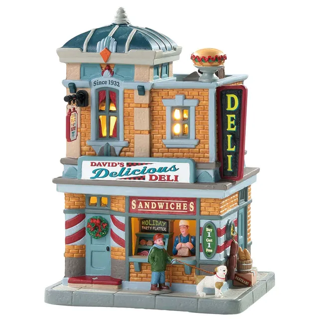 lemax-davids-deli-miniatur-feinkostladen image 1