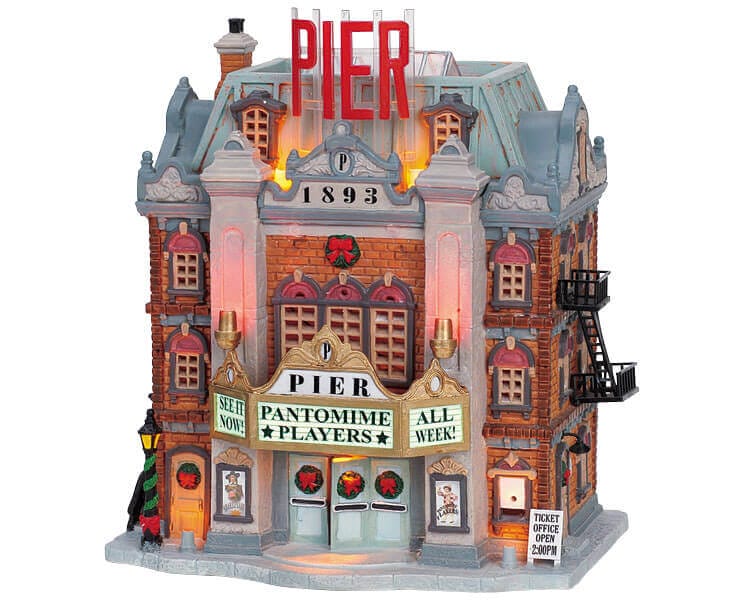 lemax-pier-theater-beleuchtetes-weihnachtsdorf-geb-ude-theater image 1