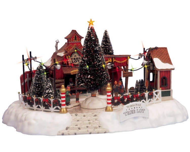 lemax-animated-tree-lot-weihnachtsbaumverkauf-mit-animation image 1