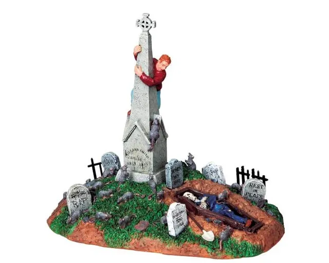 lemax-rat-attack-spooky-town-figurenszene image 1